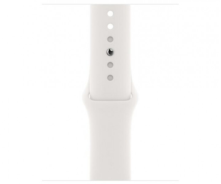 Apple Watch Series 6 40mm Silver Aluminum Case with White Sport Band (MG283)